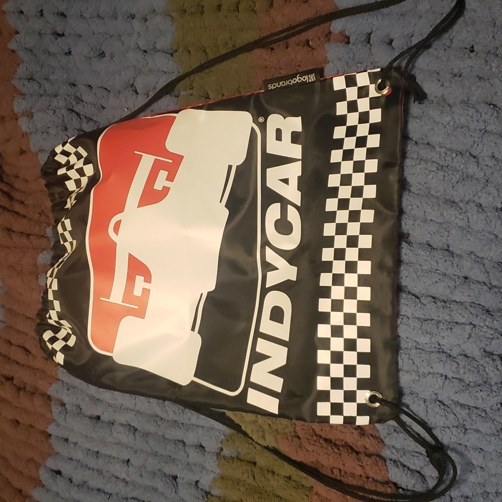 Indy car cinch sack bag, brand new